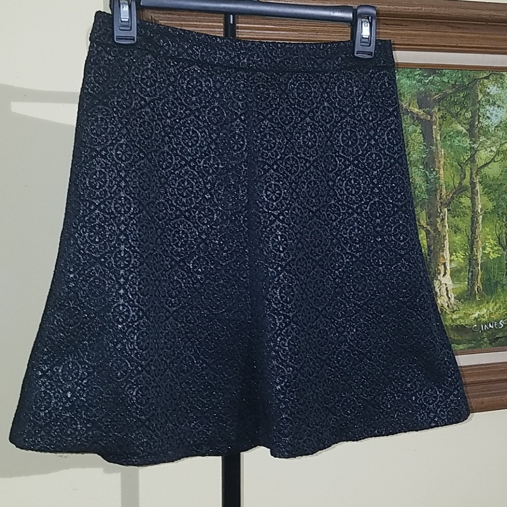 Loft black skirt with light shimmer C29